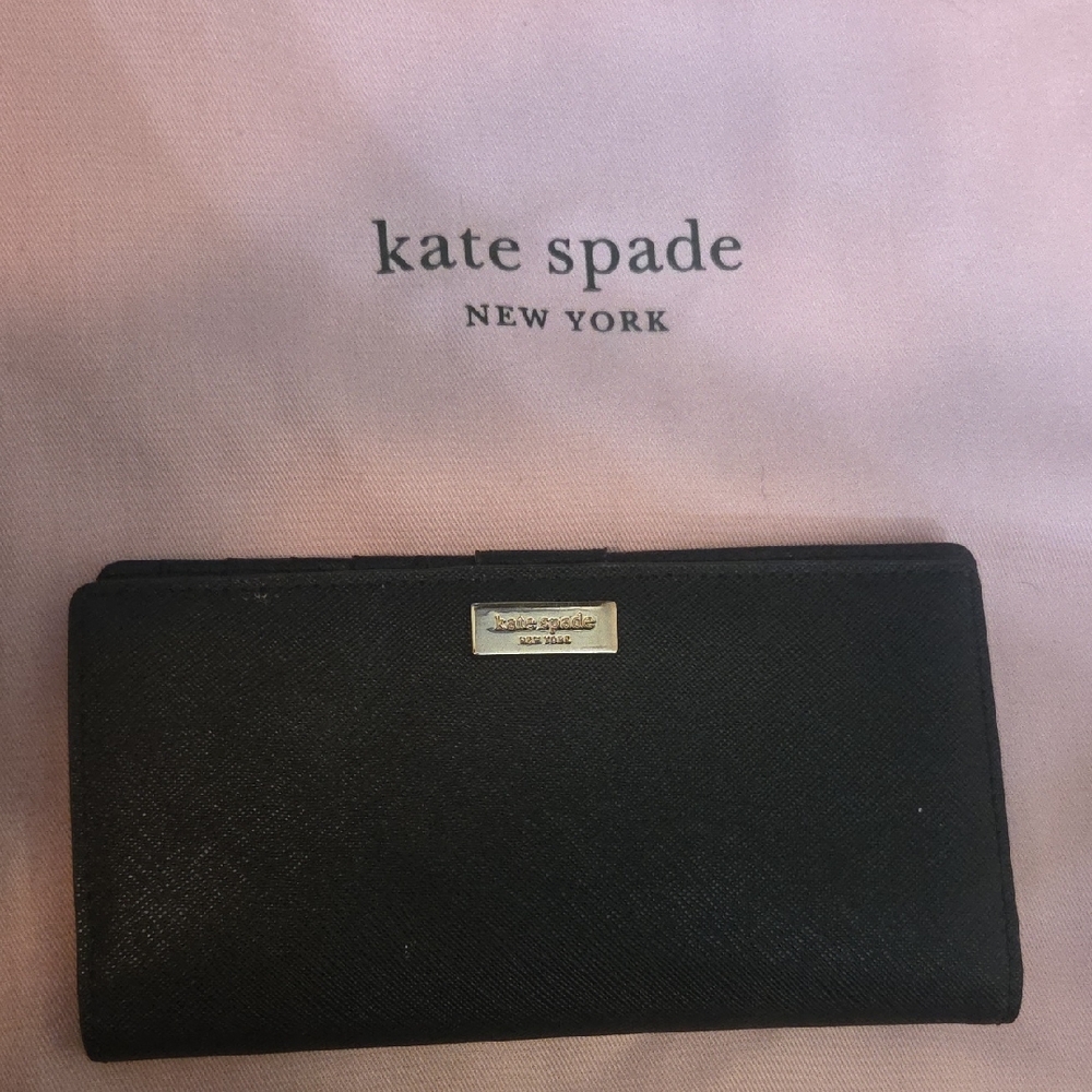 Kate Spade Black Clutch Wallet
